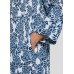 Rabe - 56-121161 luchtig zomer kleed print blauw wit.